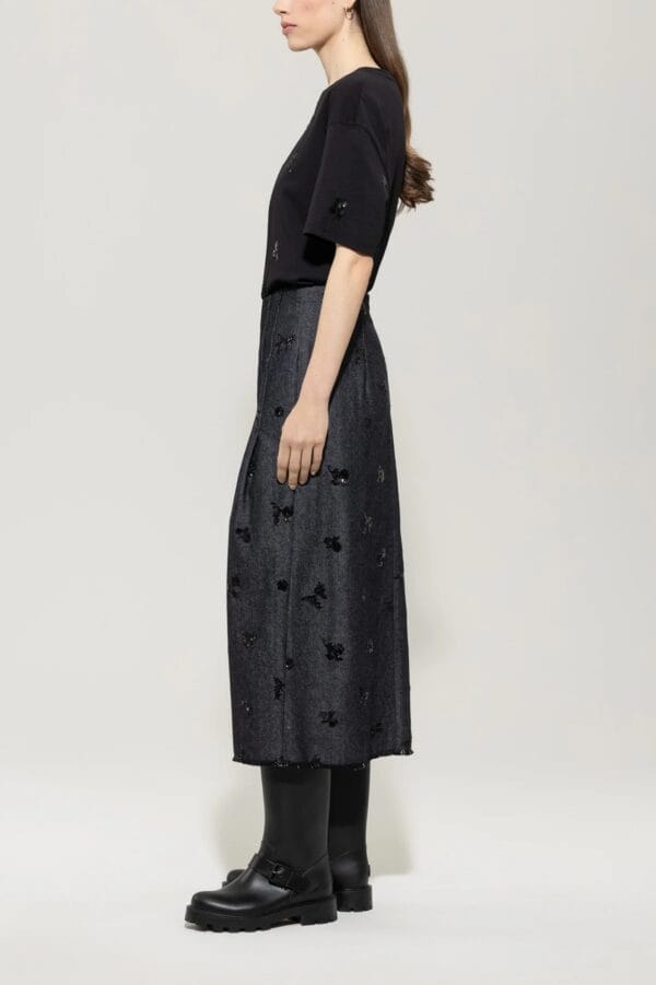 JUPE EN DENIM A PAILLETTES – Image 2