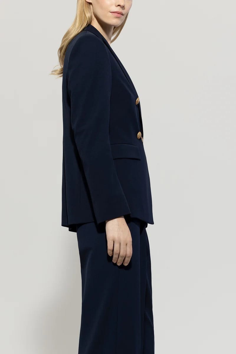 BLAZER DOUBLE BOUTONNAGE MARINE – Image 2