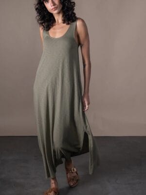 ROBE GERALDINE OLIVE
