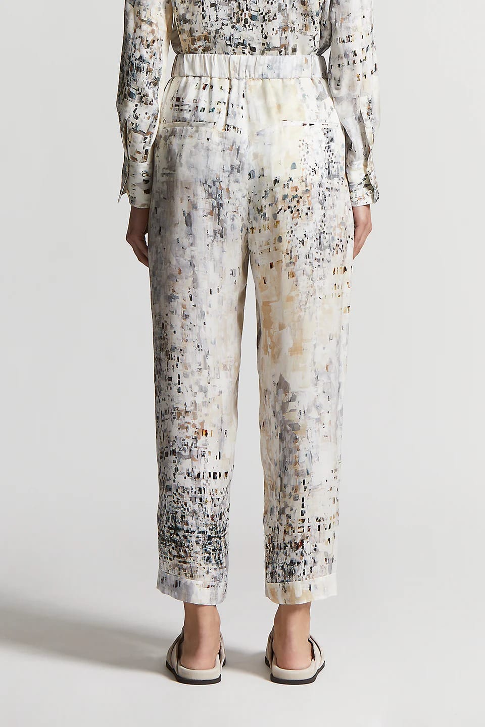 PANTALON EN SATIN DE VISCOSE – Image 3