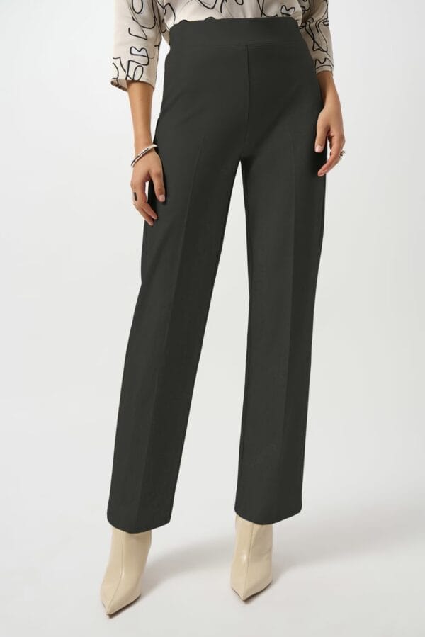 PANTALON TAILLE HAUTE FORMEL NOIR