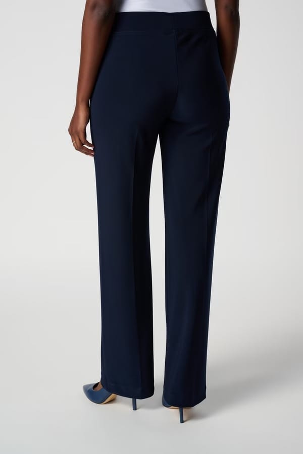PANTALON TAILLE HAUTE MARINE – Image 3