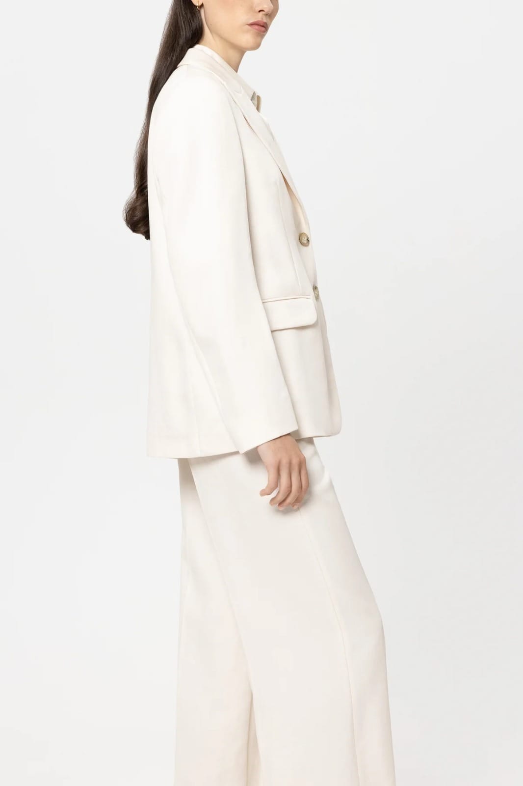 BLAZER EN SERGE BLANC – Image 2