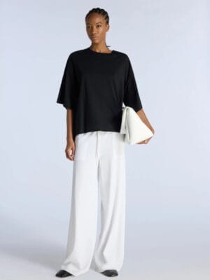 T-SHIRT IVORY NOIR