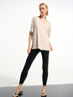 T-SHIRT DECONTRACTE COL V