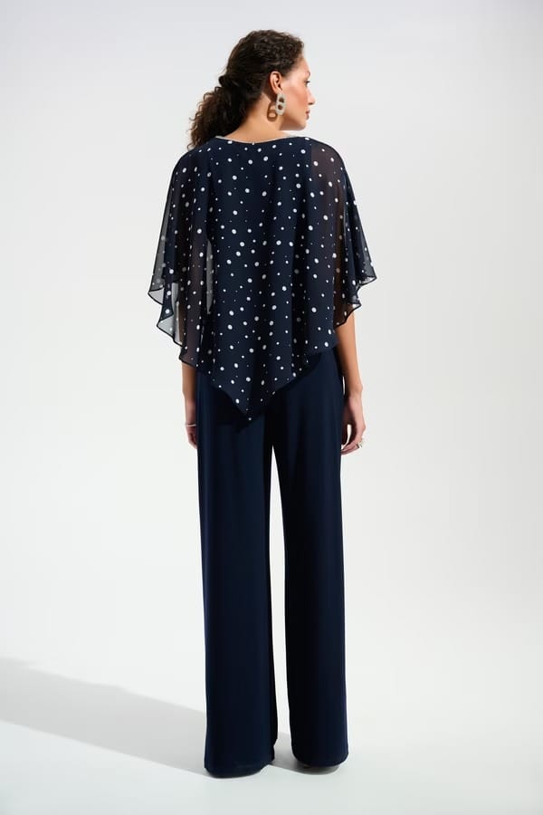 BLOUSE A POIS COL EN V – Image 2
