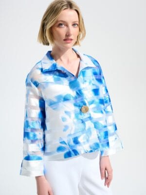 VESTE ABSTRAIT DECONTRACTEE COL