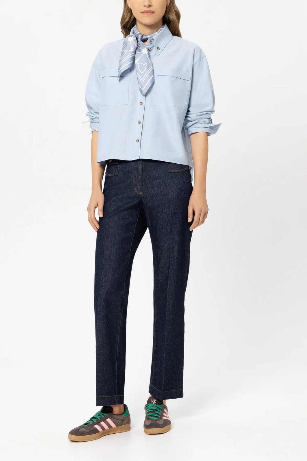 CHEMISE EN COTON CIEL