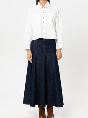 CHEMISE EN COTON BLANCHE