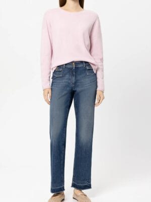 JEAN DROIT AUTHENTIQUE AVEC OURLET