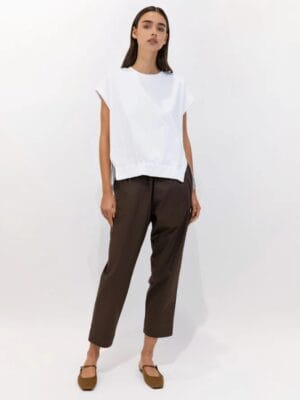 PANTALON DE JOGGING DECONTRACTE CHOCOLAT