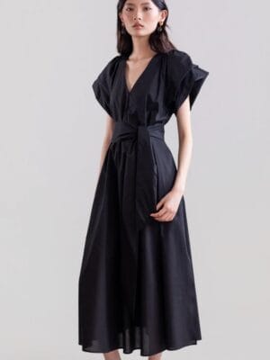 ROBE LARGE EN POPELINE