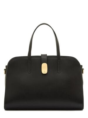 SAC ATELIER EN CUIR NOIR