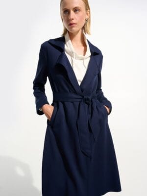 MANTEAU CAPE OUVERT MARINE