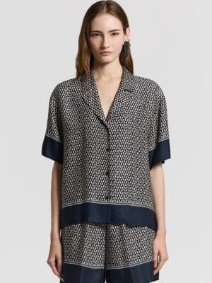 CHEMISE EN SERGE DE VISCOSE