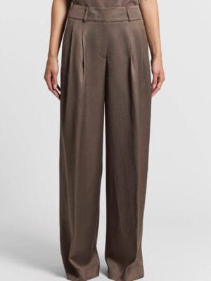 PANTALON EN SERGE DE  VISCOSE ET LIN