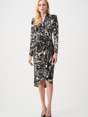 ROBE PORTEFEUILLE IMPRIME ANIMAL