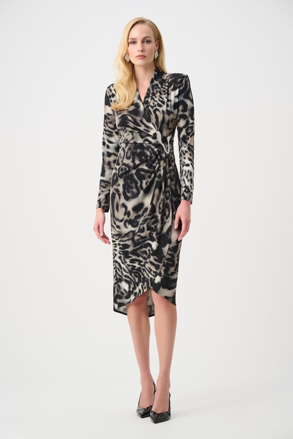ROBE PORTEFEUILLE IMPRIME ANIMAL