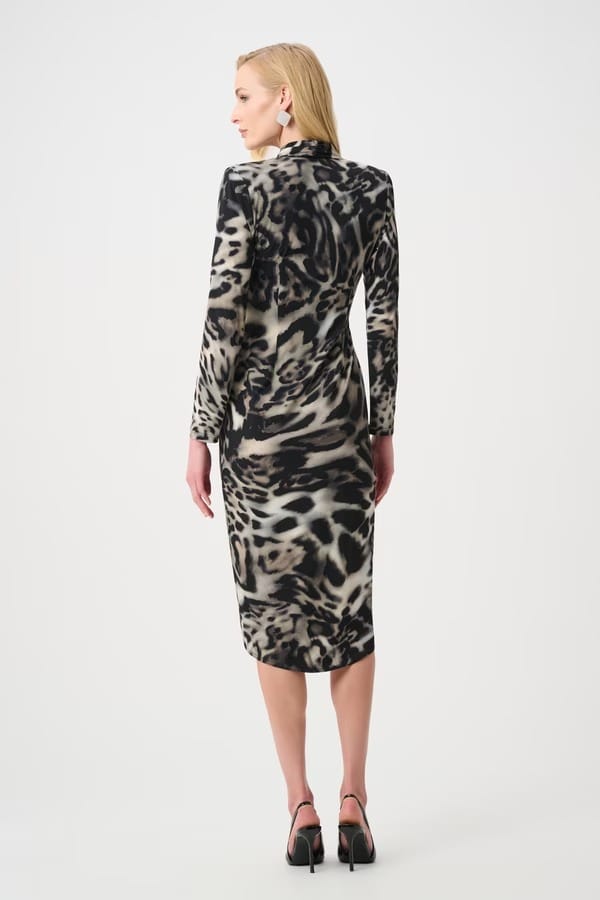 ROBE PORTEFEUILLE IMPRIME ANIMAL – Image 2