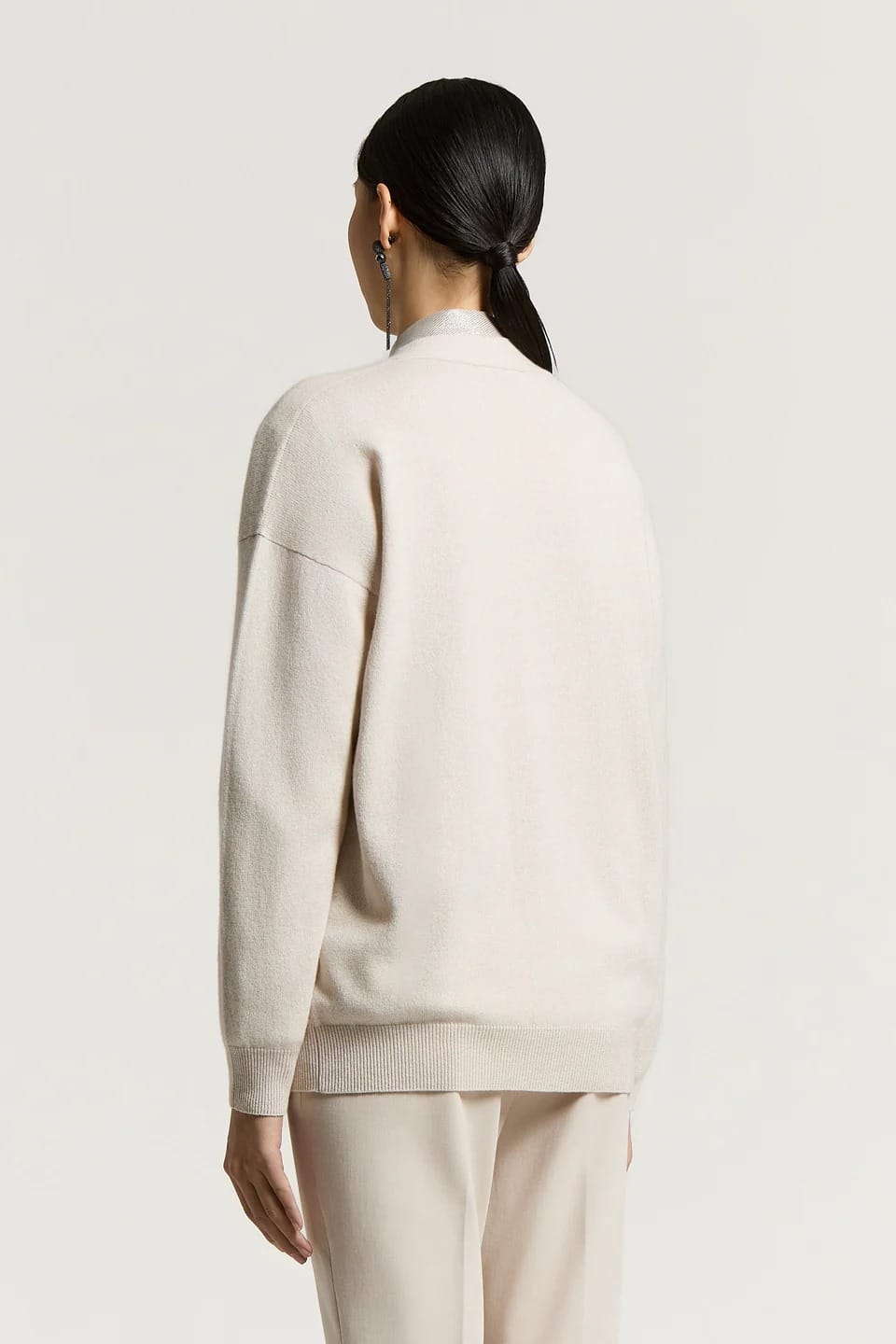 GILET EN LAINE SOIE ET CACHEMIRE – Image 2