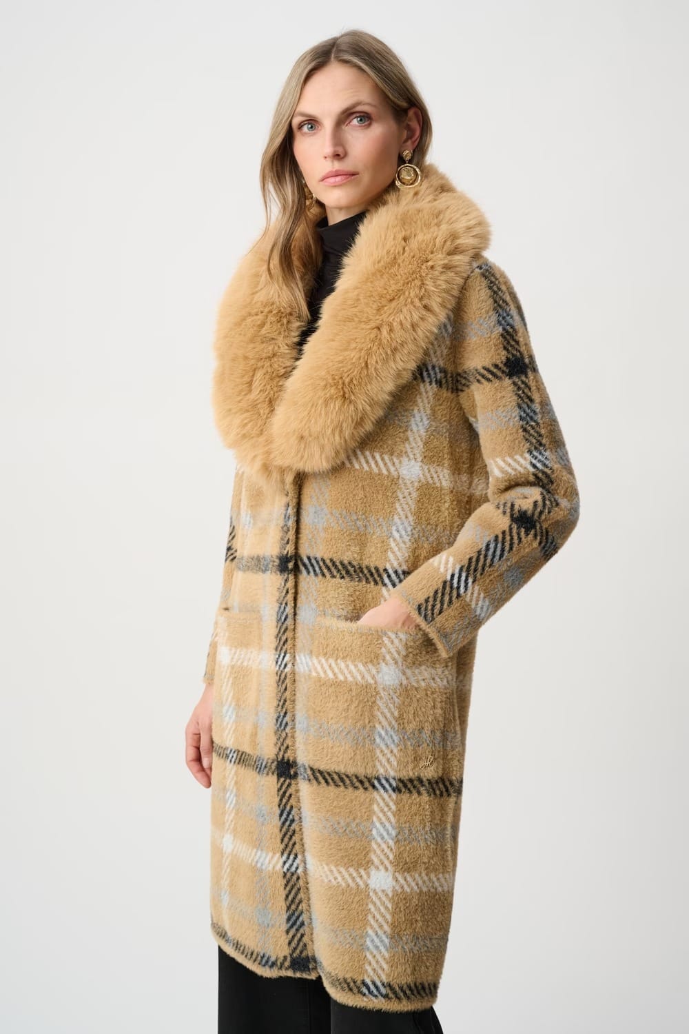 MANTEAU A COL FOURRURE – Image 2