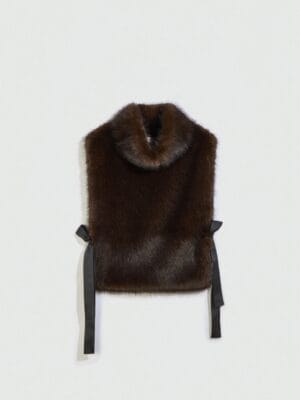 GILET PATRICIA MARRON