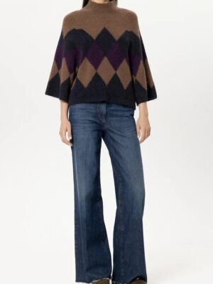 PULL-OVER CAPE A MOTIFS