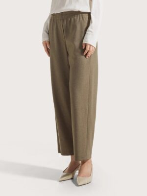 PANTALON EN FLANELLE ELASTIQUEE