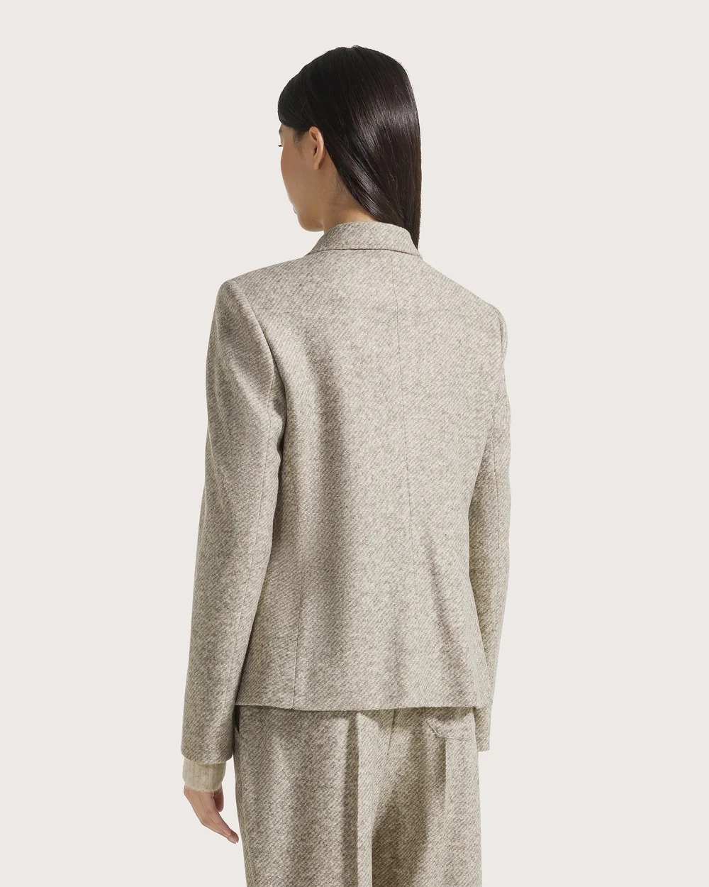 VESTE EN LAINE STYLE FEUTRE – Image 3