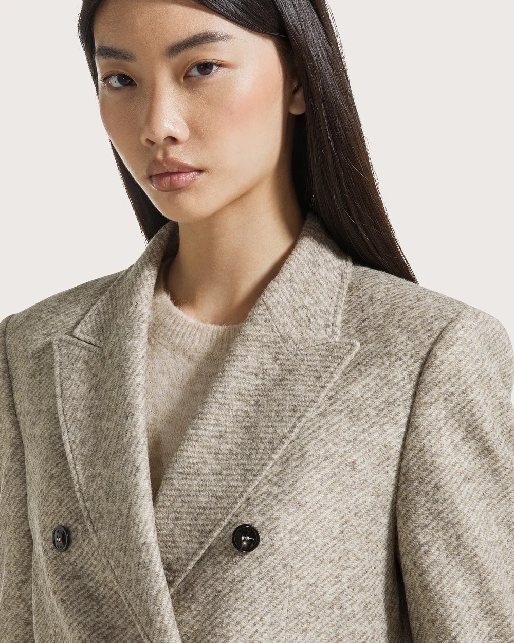 VESTE EN LAINE STYLE FEUTRE – Image 2