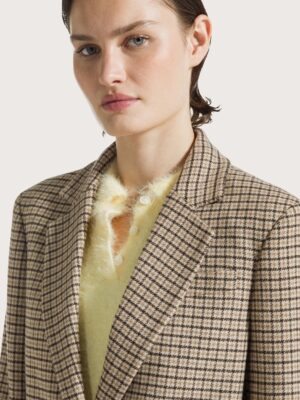 VESTE A MOTIF PIED DE POULE