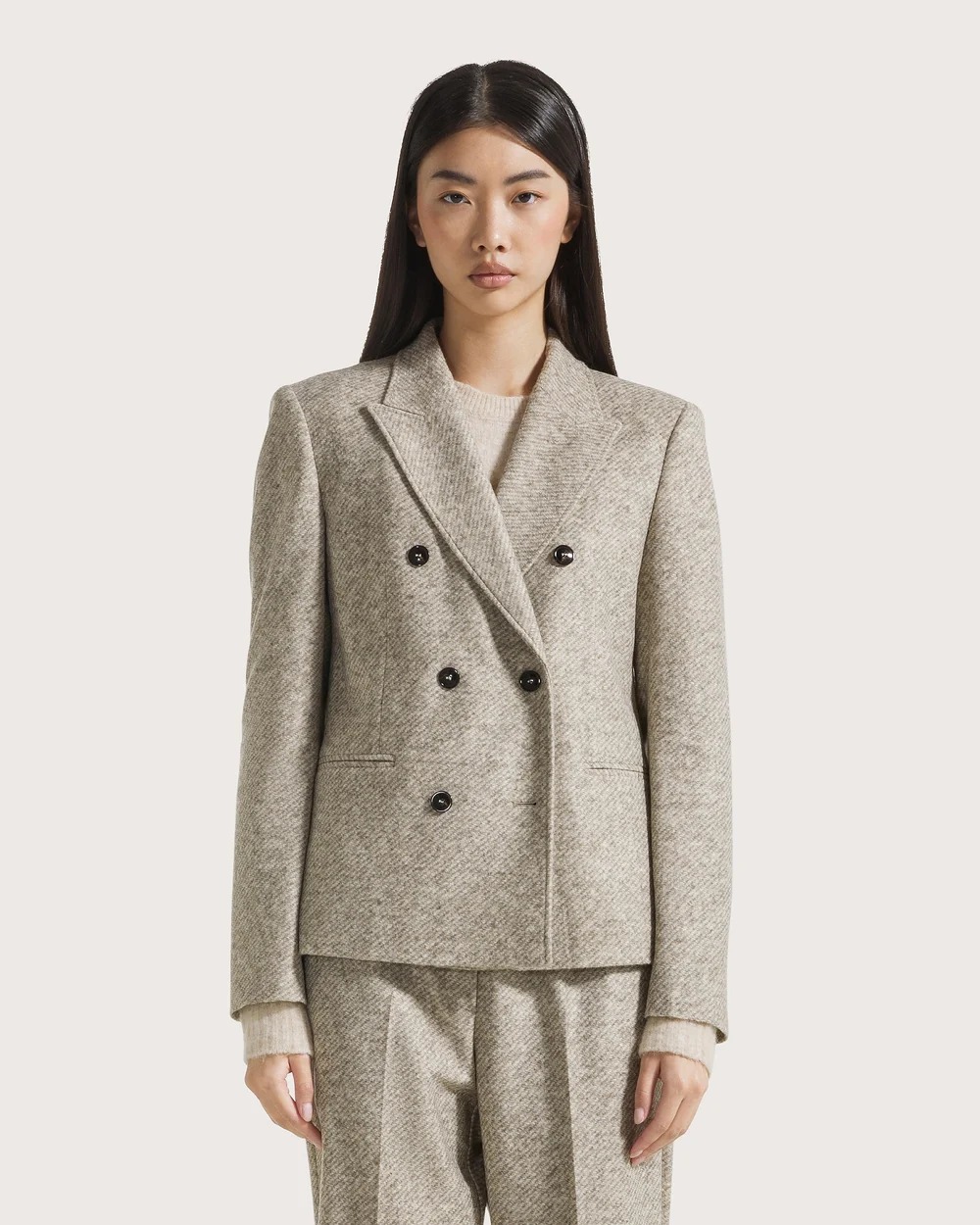 VESTE EN LAINE STYLE FEUTRE