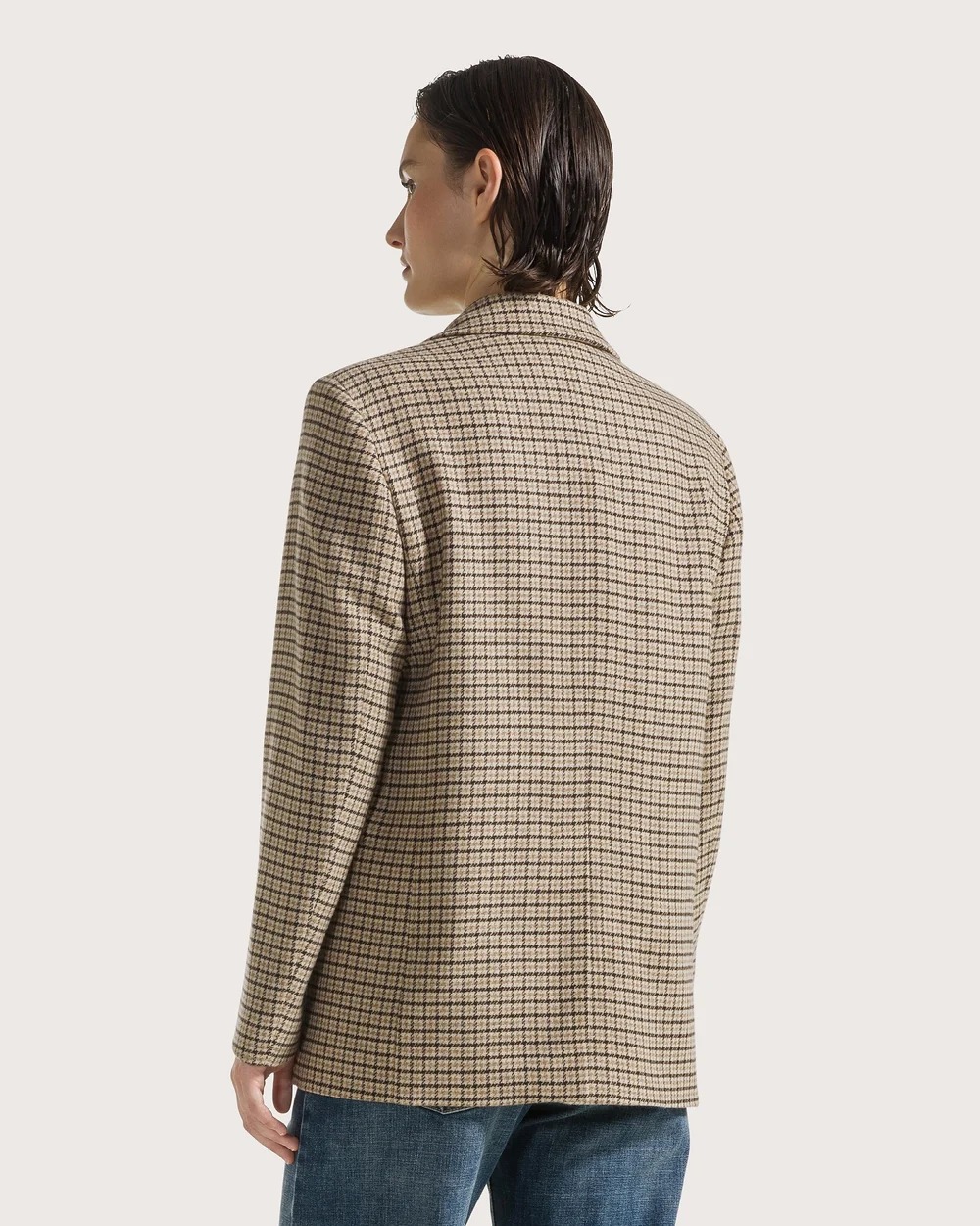 VESTE A MOTIF PIED DE POULE – Image 2